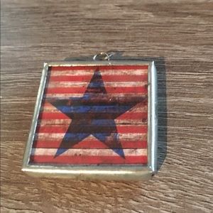 Jewel Kade stars red white and blue  Charm